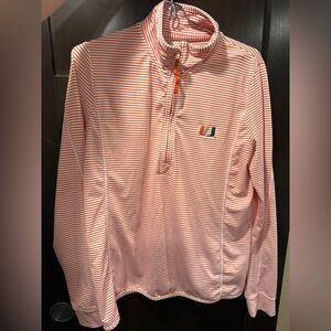 Vineyard Vines University of Miami Quarter-Zip Pullover